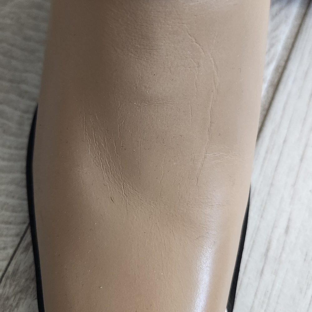 Dolce Vita Tan Heeled Boots with Buckle Detail 7WC (NOT Leather) - Picture 4 of 14